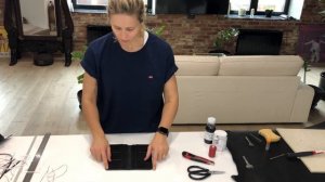 Портмоне из кожи. Финишная обработка кожи