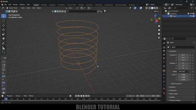 Make particles follow curve path | Blender Beginners tutorial смотреть онлайн