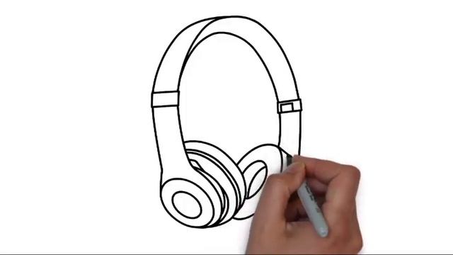 How to Draw headphones Step by Step| Learn Drawing смотреть онлайн