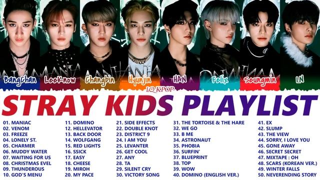 STRAYKIDS PLAYLIST 2022 UPDATED | 스트레이 키즈 노래 모음