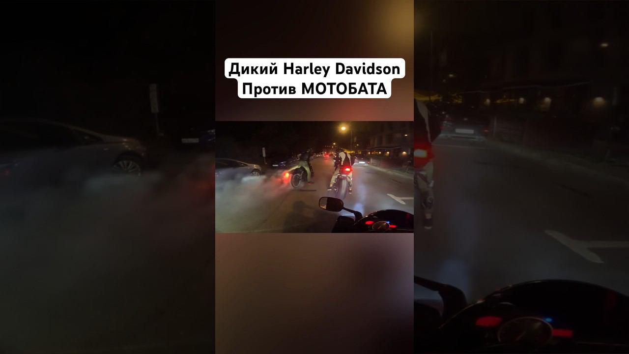 Дикий Harley против МОТОБАТА‼️️ #romahacbr смотреть онлайн