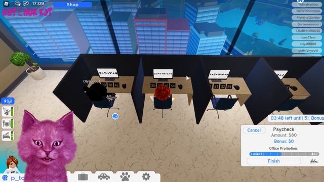 Заселилась в НОВЫЙ ДОМ и ЗАБОЛЕЛА КОТЁНОК КЭТ в Roblox Roville #1 смотреть онлайн