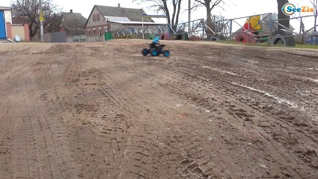 Монстр Трак. Видео для детей. Обзор и Тест Драйв Квадроцикла от Игорька. Tiki Taki Boys смотреть онлайн