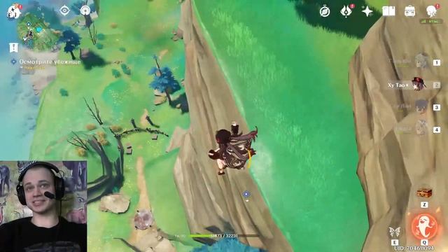 Genshin Impact. Ждем Гань Юй и Чжун Ли. Открытие молитв вместе. Проходим праздник фонарей. смотреть онлайн