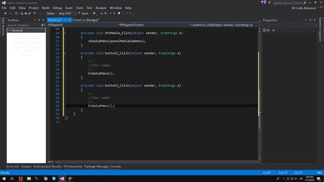 Modern Flat UI, Drop-down/Slider Menu, Side Menu, Responsive, Only Form - C#, WinForm смотреть онлайн