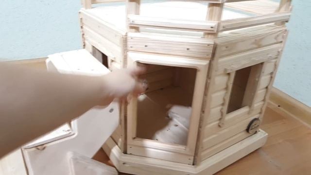 НОВЫЙ ДОМИК КОТЁНКА ИЗ ПЛЕНКИ и ДЕРЕВА для МАКСА. смотреть онлайн