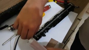 Samsung CLX 3305 - Como trocar o rolo de aquecimento