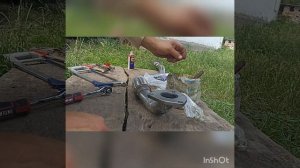 Замена приемной трубы и резонатора Bosal на Ланос 1,5