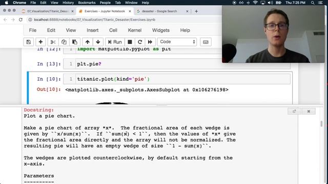 Python pandas—Visualization Exercises—Titanic смотреть онлайн