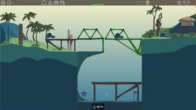 Poly Bridge 7-13: Drop Me Off (Solution) смотреть онлайн