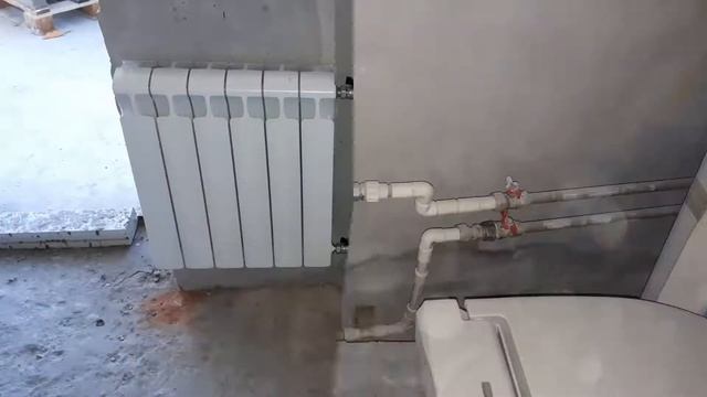 Установка радиаторов Rifar Monolit.