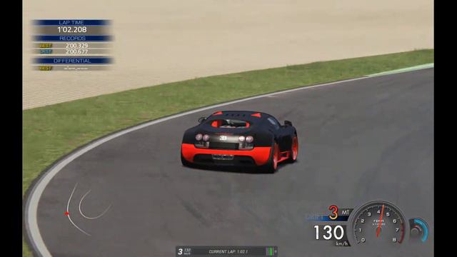 Bugatti Veyron SS | Mugello (1:59.721) | Assetto Corsa смотреть онлайн