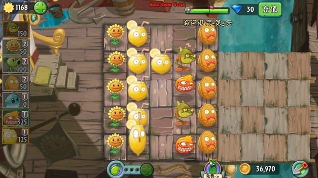 Plants vs. Zombies 2 (Chinese) - New Acid Lemon, Magic Mushroom, Pomegranate Machine Gun (Ep.25) смотреть онлайн