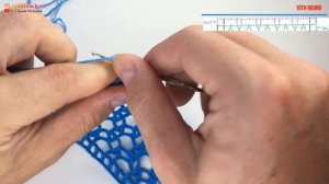 Салфетка дорожка крючком, 5-15