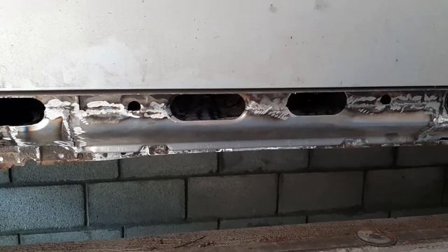 Ланос, замена левого порога и внутреннего усилителя.? смотреть онлайн