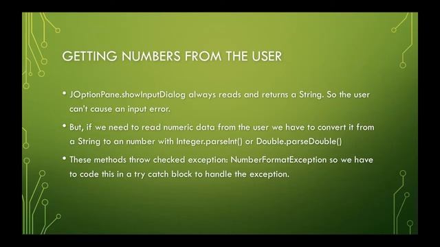 Java Dialogs 03 JOptionPane showInputDialog смотреть онлайн