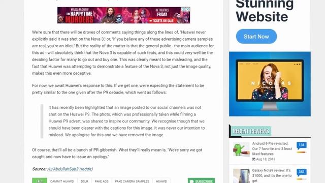 Huawei Commercial Used A DSLR To Promote Nova 3's Selfie Camera