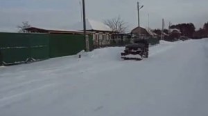 Самодельный трактор из Оки и Нивы