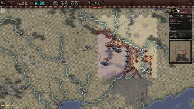 Lets Play: Unity of Command - The Red Turn Campaign: Crossing the Dnieper Brilliant Victory (HD) смотреть онлайн