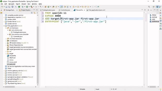How to create a Docker image | Deploy on Docker | Spring boot | Simple and Easy Deployment | #Docke смотреть онлайн