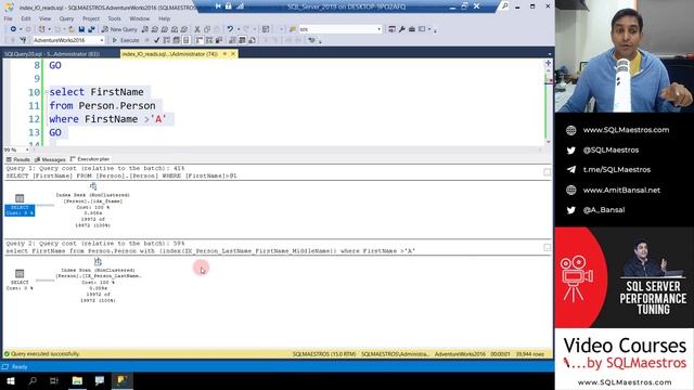 Query Tuning – Estimates vs Actual Runtime Statistics (by Amit Bansal) смотреть онлайн