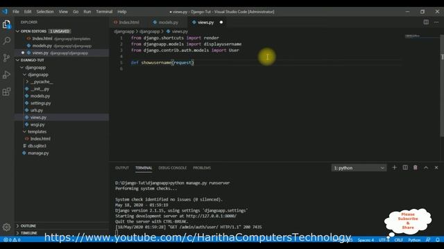 django administration python get display list of all users смотреть онлайн