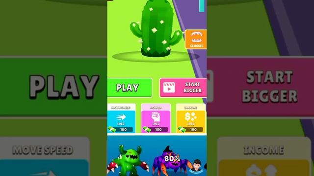 Monster Kaktus Dalam Game🌵-Evo:Crazy Beasts 3D