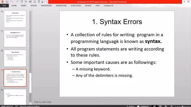 Types of Errors in C++ | Syntax Errors | Logical Errors | Run-time Errors смотреть онлайн