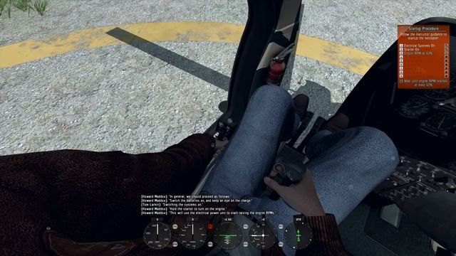 Take On Helicopters gameplay - career mode tutorial - startup procedure смотреть онлайн