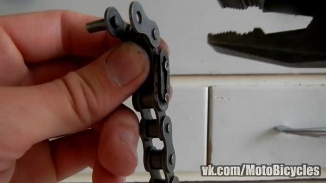 Как открыть / закрыть замок цепи (Вело Мото Цепь) смотреть онлайн