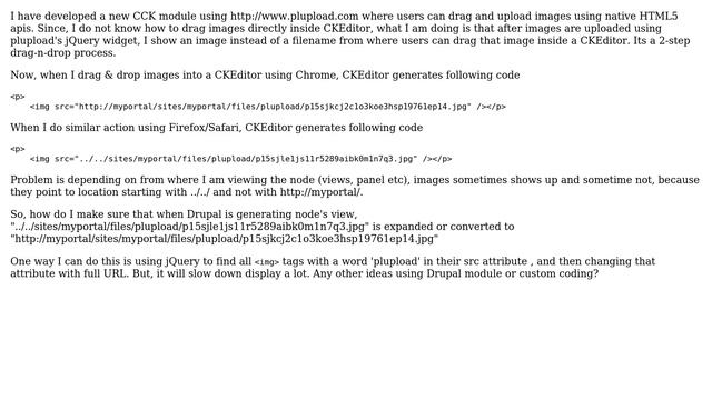 Drupal: How to convert image URLs in Drupal node's fields while rendering? смотреть онлайн
