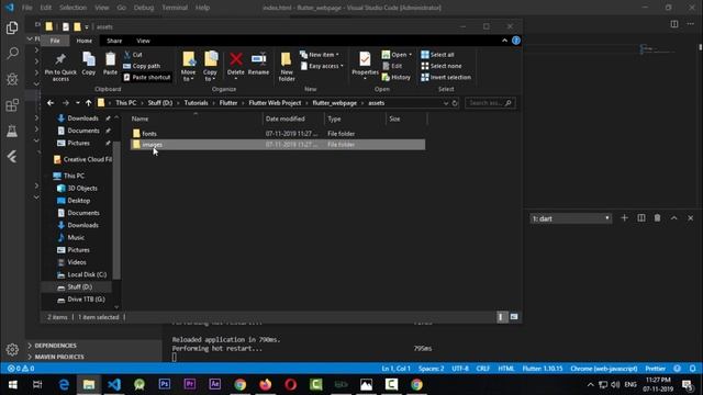 Flutter Web - Building a Responsive Website in Flutter | Flutter UI Design Tutorial смотреть онлайн