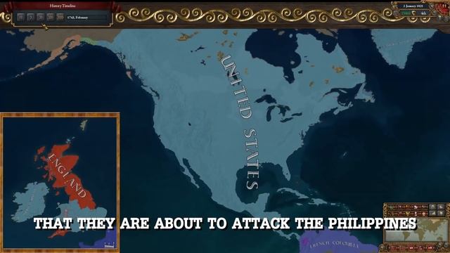 EU4 - USA - INVADING THE BRITISH ISLES - Timelapse смотреть онлайн