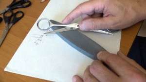 Как заточить ножницы на точильном камне - бруске