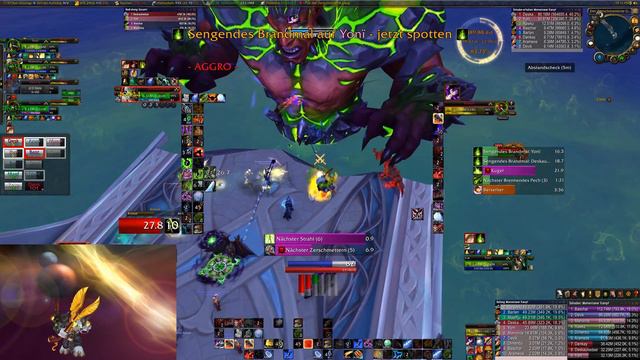 WoW Legion "Krosus" - "Nighthold" Heroic Raid Blood DK LvL 110 Tank PoV (2160p) смотреть онлайн