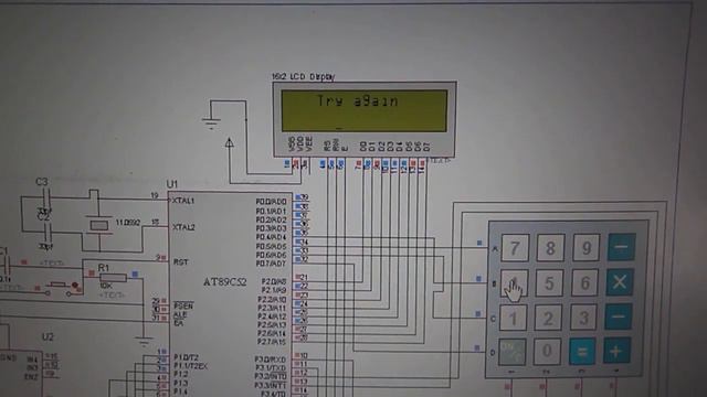 Digital Door Lock (PROTEUS Simulation) смотреть онлайн