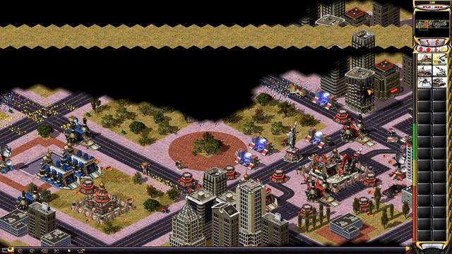 Red Alert 2 Yuri's Revenge Skirmish Rhino Tank Rush! смотреть онлайн