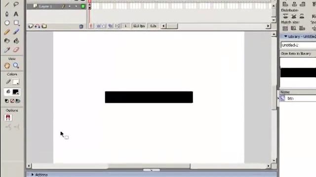 Урок создания кнопки на ActionScript 2.0 смотреть онлайн