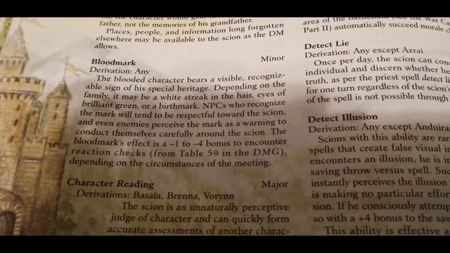 AD&D - Birthright Bloodline Abilities | Bloodmark смотреть онлайн