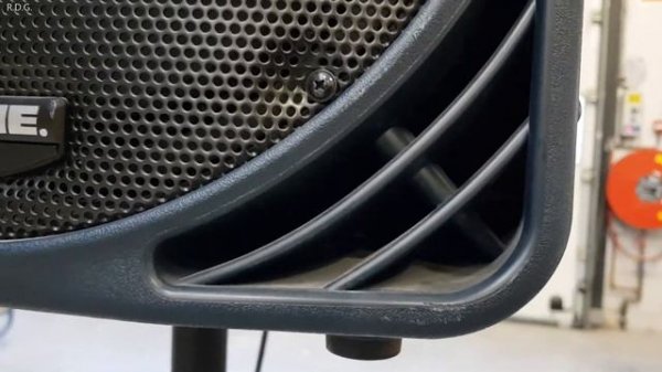 Mackie SRM 450 V2 Active Speaker Test Setup Volume Full Open