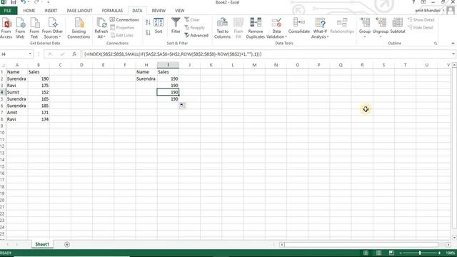 Learn Advance Excel in Hindi (Index,Small,IF,Row & Rows) Video 1 смотреть онлайн