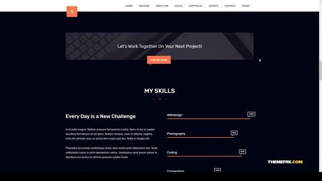 Hayashi â€“ Minimal Personal Portfolio WordPress Theme смотреть онлайн