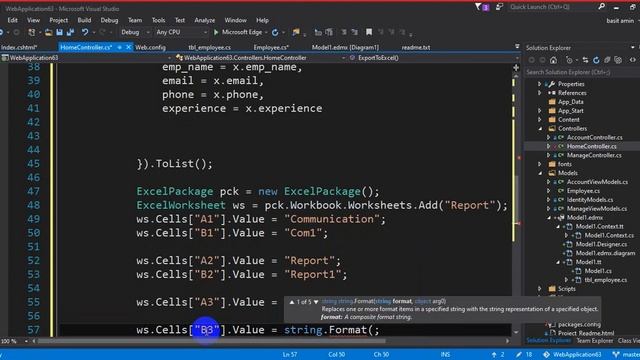 Learn How To Export Database Data In Excel File Using ASP.NET MVC смотреть онлайн