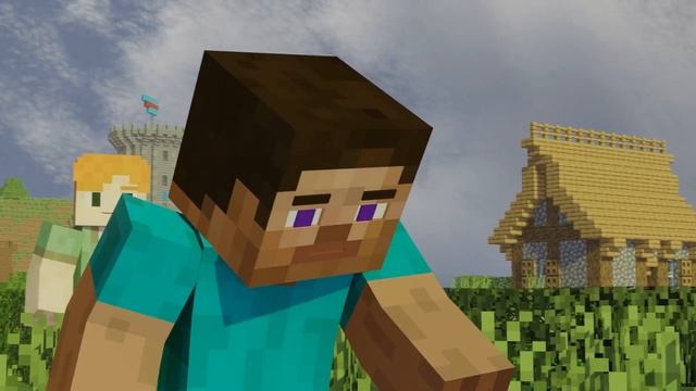 HEROBRINE ATTACK - Alex and Steve life (Minecraft animation) смотреть онлайн