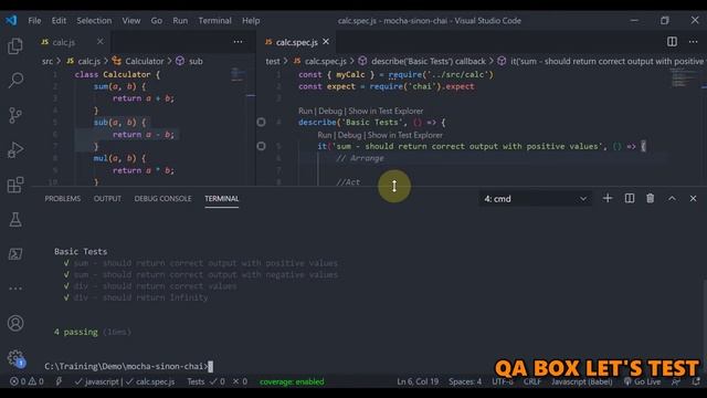 #9 Unit tests - Basic tests and Sinon Introduction смотреть онлайн