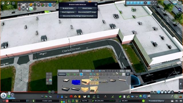 Building A Realistic Shopping Mall in Cities Skylines | City of Crater Lake смотреть онлайн