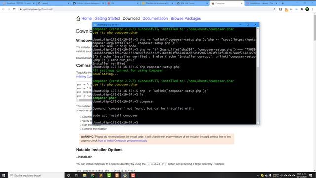 06. Instalar composer - Instalar laravel 8 en AWS смотреть онлайн