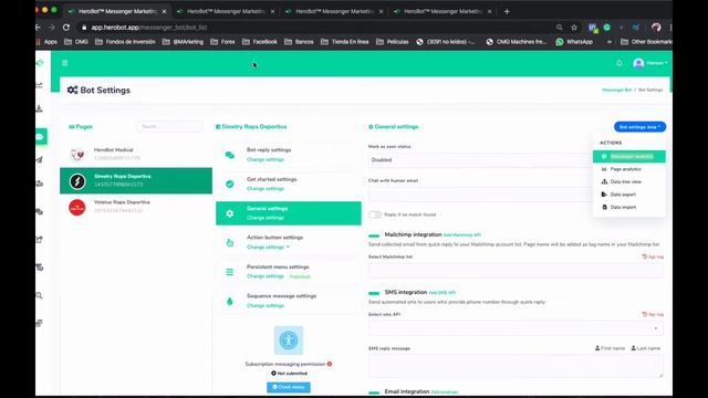 [Tutorial] Bot Settings Intro | HeroBot™ a Messenger marketing & social media automation смотреть онлайн