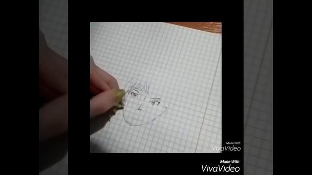 #Рисовашки/ Рисую аниме мальчика/ Люблю аниме смотреть онлайн