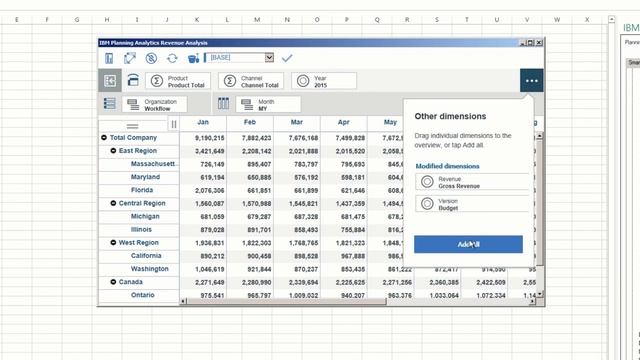 Using the viewer in Planning Analytics for Microsoft Excel смотреть онлайн